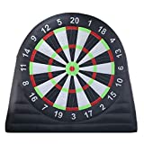 SAYOK Outdoor Oxford Cloth Inflatable Soccer Darts Board with 8pcs Inflatable Balls for Sports Game, 10ft Tall