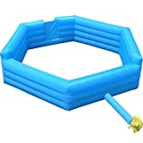 Gaga Ball Pit 15ft Gaga Ball Pit Inflatable with Electric Air Blower Gagaball Court Inflates in Under 2 Minutes for Outdoor Indoor School Family Activity Sport Game…