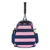 Ame & Lulu Game on Tennis Backpack (Bubbly), 12.5'L x 5.5'W x 17'H