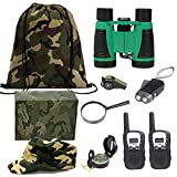 Outdoor Adventure Set for Kids Boys and Girls Camping Exploration Toys and Backyard Safari Hunting Survival Explorer Gear for Kids