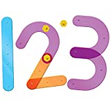 Learning Resources Number Construction - 55 Pieces, Ages 3+ Number Set for Kids, Math Games for Kids. Kindergartner Learning Materials