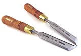 Narex Right & Left 20 mm (13/16 Inch) Skew Paring Chisels 811120/811170