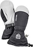 Hestra Army Leather Heli Ski Glove - Classic Snow Mitten for Skiing, Snowboarding and Mountaineering - Black - 10