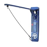 GoSports Hook21 Wall Mount Ring Swing Game - Play Indoors or Outdoors with Foldable Arm, Blue