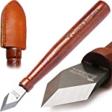 Clarke Brothers Marking Knife – Wood Marking Gauge – Premium Woodworking Tool with Double High Carbon Steel Blade – Quality Design with Ultra-Sharp Blade – Beautiful Wooden Handle