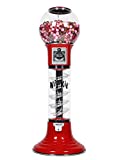 Reactive Vending Machine - 48' Large Spin and Drop Commercial Gumball Machine with Stand - Quarter Candy Machine, Red
