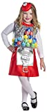 Dress Up America Gumball Machine Costume – Candy Girl Costume for Kids