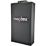 MaxxMMA Kick Shield, Boxing Punching Pad Kickboxing Muay Thai Training Foot Target Strike Body Shield, Great for MMA, TKD, Krav MAGA, Martial Arts, Karate Workout (Black)