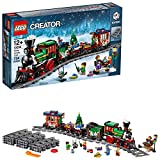 LEGO Creator Expert Winter Holiday Train 10254 Christmas Train Set with Full Circle Train Track, Locomotive, and Spinning Christmas Tree Toy (734 Pieces) (Discontinued by Manufacturer)