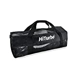 Hiturbo Mesh Duffel Bag, Dive Bags Travel Beach Gear Diving Duffels Luggage for Scuba, Surfing and Snorkeling (Black)