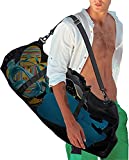 RIMSports Mesh Duffle Dive Bag - Scuba Bag for Diving Equipment - Foldable Diving Bag with Side Pockets and Quality Zippers - Heavy Duty Mesh Bag for Diving, Sports, Gym and Storage