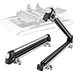 AA Products 33'' Aluminum Universal Ski Roof Rack Fits 6 Pairs Skis or 4 Snowboards, Ski Roof Carrier Fit Most Vehicles Equipped Cross Bars