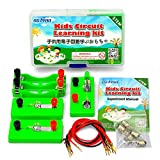 OSOYOO Kids Electricity Circuit Learning Kit for Science Study | Series Circuit Parallel Circuit Physics Experiments Learning Tool | STEM Electric Lab school set for teens | Energy Problem Solving kit
