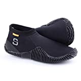 SARHLIO Neoprene Dive Boots 3mm with Anti-Slip Rubber Sole Wetsuit Boots for Water Sports Scuba Diving Snorkeling Kayaking(M8W9)