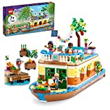 LEGO Friends Canal Houseboat 41702 Building Kit; Comes with 4 Mini-Dolls Including Mia and 1 Animal Toy; Birthday Gift for Kids Aged 7+ (737 Pieces)