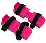 zechy Toddler Ice Skates - Adjustable Double Runner Bob Skates with Durable Hook and Loop Fastener Straps - Stable Kids ice Skates to Introduce Your Little one to ice Skating (Pink)