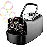 Bubble Machine 5000 Bubbles Automatic Bubble Blower for Kids Bubble Maker with 2 Speed Modes – USB Charging, Power Bank or Battery-Operated – Bubble Machine for Parties, Birthday, Indoor, Outdoor