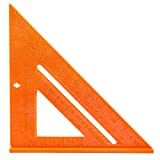 Swanson Tool Co T0118 Composite Speedlite Square Layout Tool, Orange, made of High Impact Polystyrene