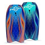Wavestorm-42.5in Performance Foam Bodyboard with Sector Fin Channel Bottom | Bodyboard for Beginners and All Surfing Levels | Complete 2 Pack Board Set Includes Leash | Premium Construction