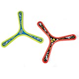 Kidoozie Super Boomerang, Unique 3 Bladed Boomerang, Flies Up to 60 feet, Portable, for Children 5 and up, Multicolor