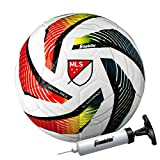Franklin Sports MLS Tornado Kids Soccer Ball - Size 3 Youth Soccer Ball - Soft Cover - Great for Kids and Toddlers - Air Pump Included
