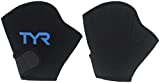 TYR Aquatic Resist Gloves, Small, Black/Blue