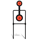 Highwild Double Spinner Shooting Targets - Auto Reset Steel Target - for Centerfire Handguns Up to .44 Magnum