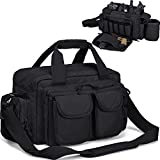 MB SXOWBMU Deluxe Pistol Range Bag - Soft Handgun Cases for Shooting & Hunting Can Hold 3-5 Guns and Ammos, Black