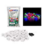 SCS Direct Light Up Building Bricks with On/Off and Dim Ability- Multicolor Lights of 40 Pieces - Tight Fit with All Major Brands