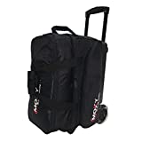 Moxy Bowling Products Blade Premium Double Roller Bowling Bag- Black