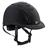 Ovation OV Deluxe Schooler Helmet, Color: Black, Size: XS/S (467566BLK-XS/S)
