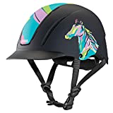 Troxel Spirit Horseback Riding Helmet, Pop Art Pony, Extra Small (6 1/4 - 6 1/2)