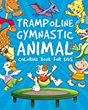 Trampoline Gymnastic Animal Coloring Book For Kids
