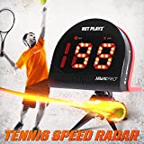 TGU Tennis Gifts - Tennis Radar Guns Speed Sensors (Hands-Free), Black (NIS022132025)