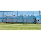 Heater Sports Xtender 36' Baseball and Softball Batting Cage Net and Frame, with Built in Pitching Machine Harness for Safety (Machine NOT Included)