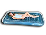Inflatable Adult Tanning Pool I Suntan Tub – Outdoor Lounge Pool I Adult Kiddie Blow Up Pool I Blowup One Person Personal Pool for Relaxation and Sunbathing