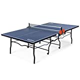 EastPoint Sports Indoor Tennis Tables, Competition Grade Net, 10 Minute Easy Set Up – Ping Pong Table with Playback Mode - Perfect for Family Game Room, Adult rec Room, Basement or Garage