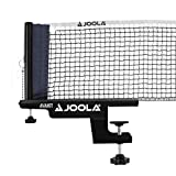 JOOLA Premium Avanti Table Tennis Net and Post Set - Portable and Easy Setup 72' Regulation Size Ping Pong Screw On Clamp Net, White/Black (31009)