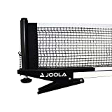 JOOLA Premium Inside Table Tennis Net and Post Set - Portable and Easy Setup 72' Regulation Size Ping Pong Spring Clamp Net, Black