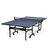 Inside 15 Table, JOOLA Inside - Professional MDF Indoor Table Tennis Table with Quick Clamp Ping Pong Net and Post Set - 10 Minute Easy Assembly - Ping Pong Table with Single Player Playback Mode