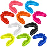 10 Pieces Sport Mouth Guards Mouthguard Gum Guard Teeth Armor Game Guard for Boxing Basketball Football Hockey Karate Basketball Lacrosse (Multiple Color)