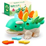 Toddler Montessori Toys Learning Activities Educational Dinosaur Games - Baby Sensory Fine Motor Skills Developmental Toys - Gifts for 6 9 12 18 Month Age 1 2 3 4 One Two Year Old Boys Girls Kids