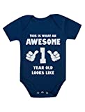 First Birthday Outfit Gifts for Babies One Year Old Baby Bodysuit Pants Set 18M Navy