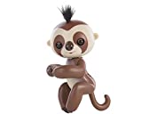 Fingerlings Baby Sloth - Kingsley (Brown) -  Interactive Baby Pet - by WowWee