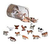 Terra by Battat – Farm Animals 60 pcs– Assorted Miniature Farm Animal Toy Figures For Kids 3+