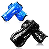 Youth Soccer Shin Guards, 2 Pair Lightweight and Breathable Child Calf Protective Gear Soccer Equipment for 3-10 Years Old Boys Girls Children Teenagers