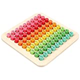Wooden Math Multiplication Board Montessori Children’s Learning Educational Toys Preschoolers 5 Years Old and Over Boys and Girls Birthday