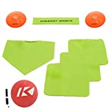 Rukket Kickball Set with Bases | Rubber Throw Down Plates and Kick Ball | Perfect for Kids and Adults | Playground and Backyard Game | Air Pump and Foul Line Cones