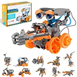 AoHu 11-in-1 Solar Robot STEM Projects Toys, Solar Powered Educational Science Experiment DIY Building Kits, Christmas Birthday STEM Robot Toys Gifts for Kids Boys Girls 8 9 10 11 Years Old
