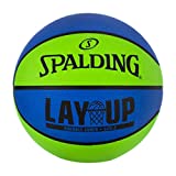 Spalding Lay-Up Mini Outdoor Blue/Green Basketball 22'